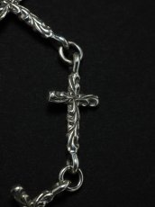 画像3: ANTIDOTE BUYERS CLUB   Ornament Cross Link Bracelet (3)