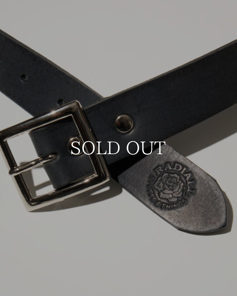 画像5: RADIALL   RHODES - LEATHER BELT (5)