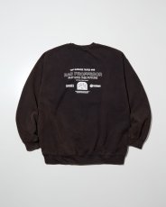 画像2: RADIALL  E=MC2 - CREW NECK SWEATSHIRT L/S (2)