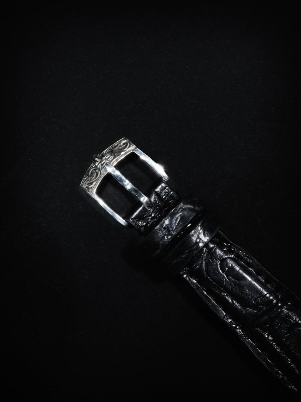ANTIDOTE BUYERS CLUB Leather Bracelet (Crocodile/Silver) RX-135-1