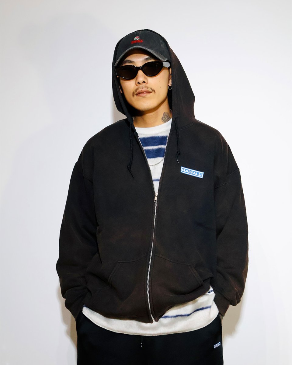 画像3: RADIALL  WHEELS - ZIP UP HOODIE (3)