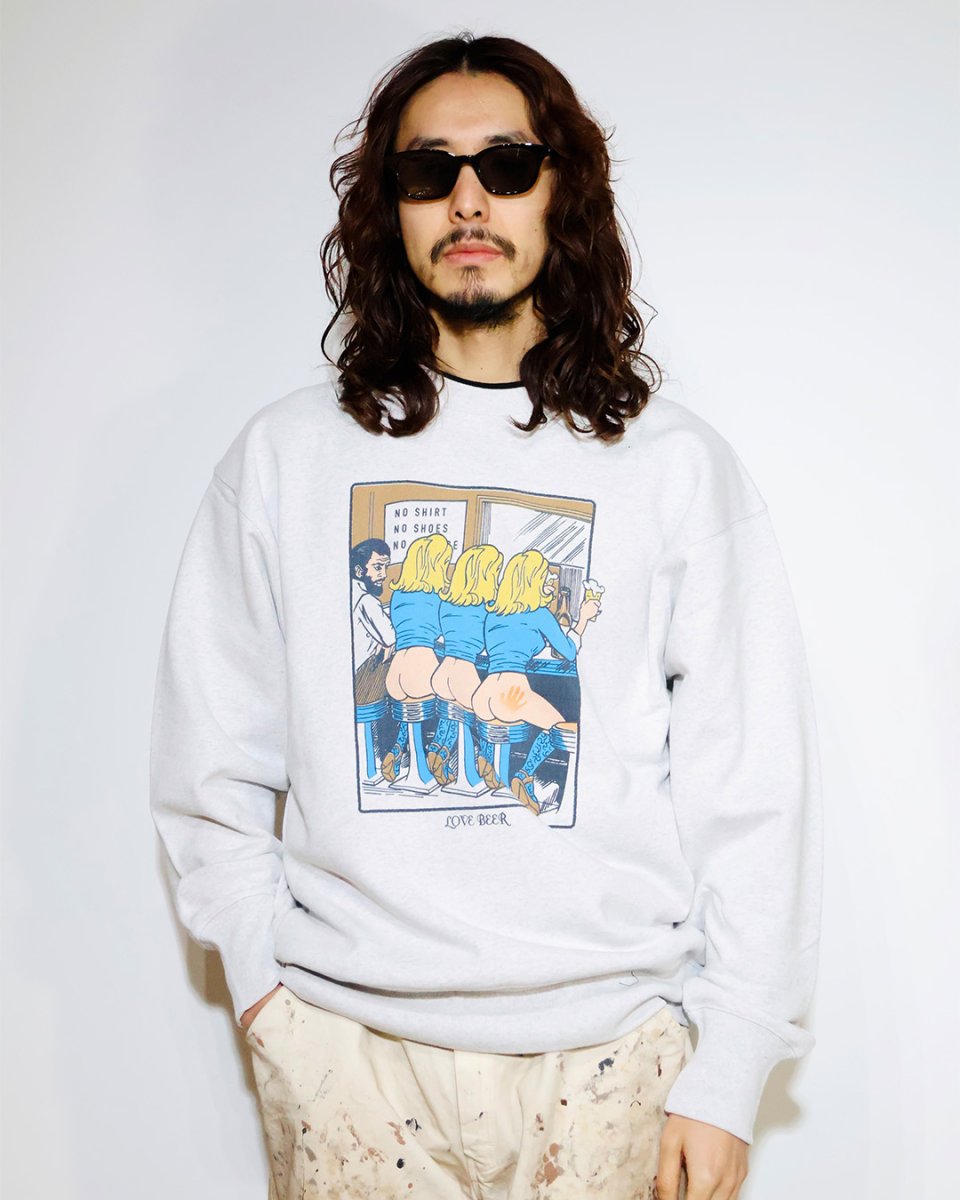 画像3: RADIALL  LOVE BEER - CREW NECK SWEATSHIRT L/S (3)