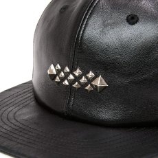 画像5: CALEE  STUDS LEATHER SOLID CAP (5)