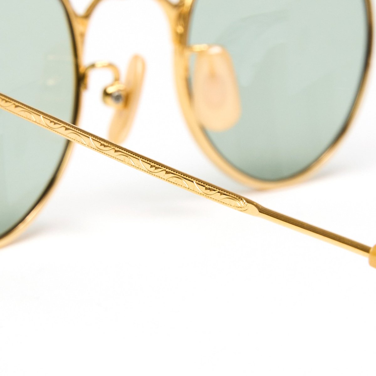 画像5: CALEE  VINTAGE TYPE CIRCLE METAL GLASSES (5)