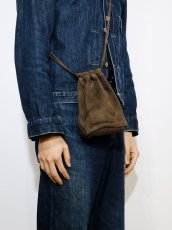 画像3: hobo  DRAWSTRING POUCH PIG SUEDE (3)