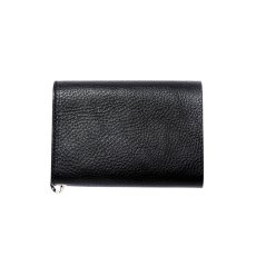 画像2: CALEE  SILVER STAR CONCHO FLAP LEATHER HALF WALLET (2)