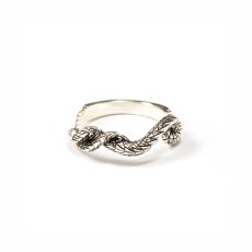 画像1: CALEE  SILVER SNAKE PINKY RING ＜EXCLUSIVE＞ (1)