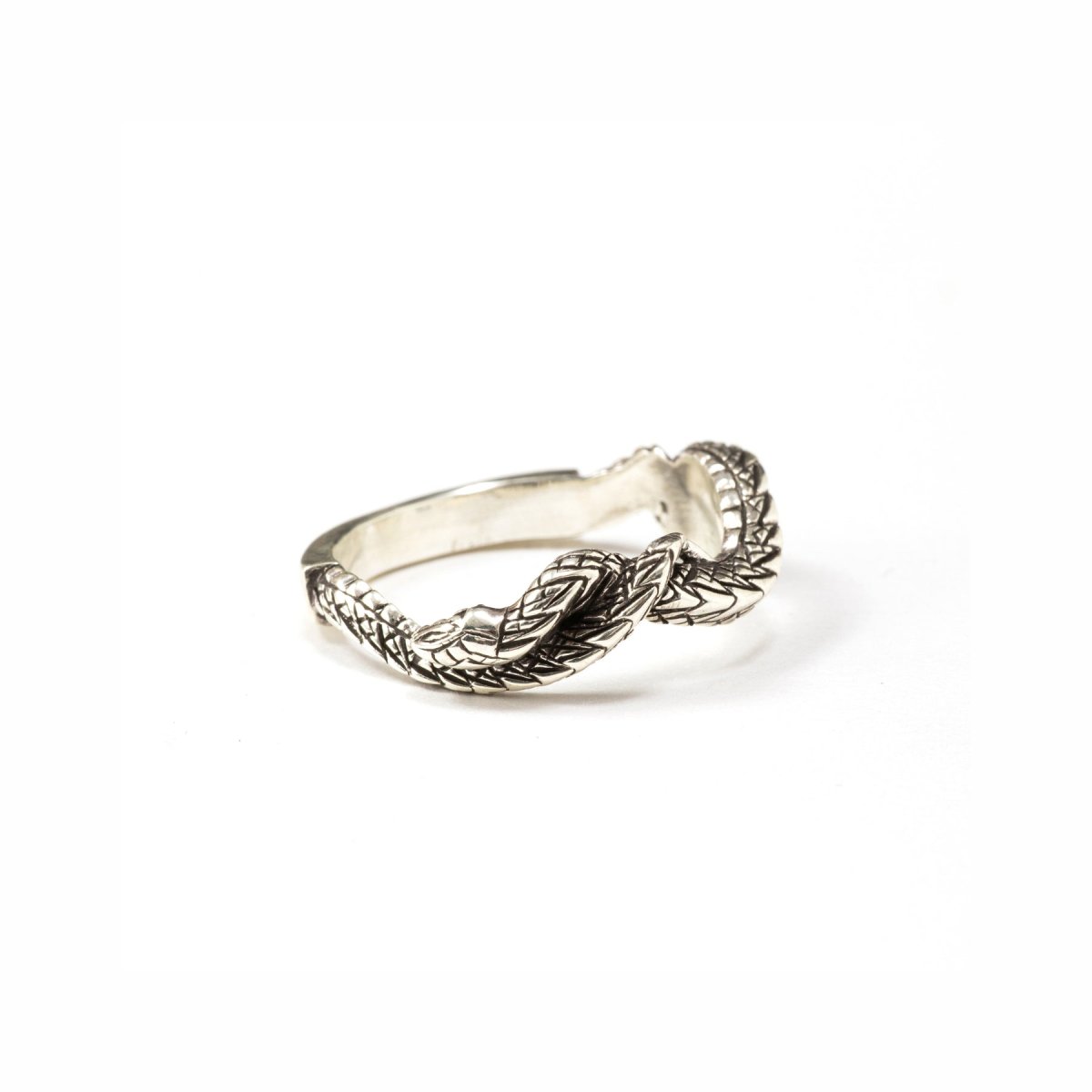 画像2: CALEE  SILVER SNAKE PINKY RING ＜EXCLUSIVE＞ (2)