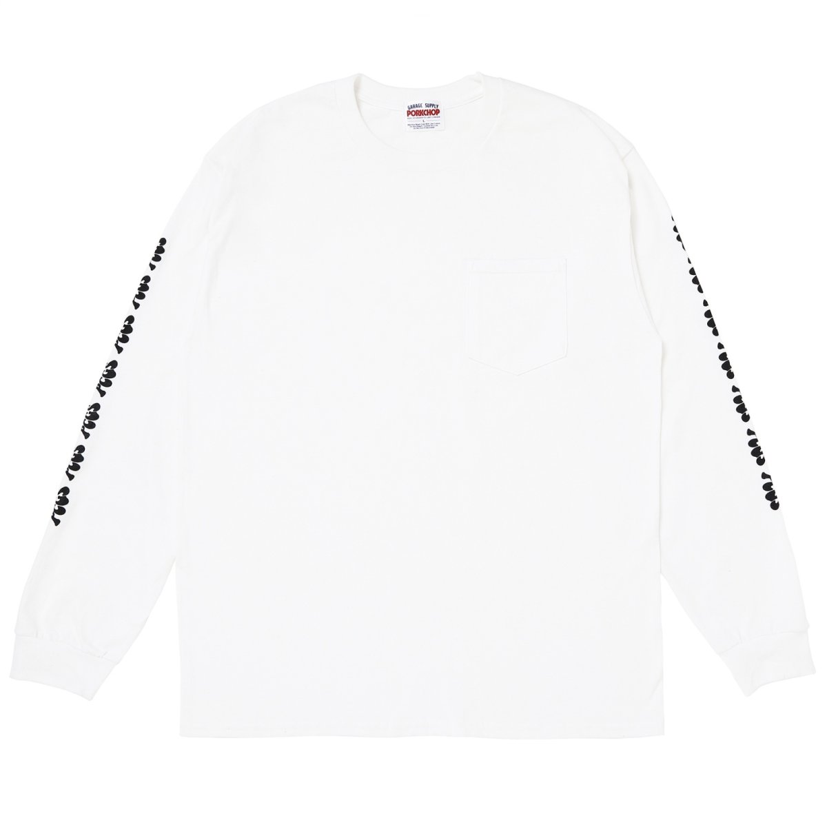 画像2: PORKCHOP GARAGE SUPPLY  PP LOGO L/S TEE (2)