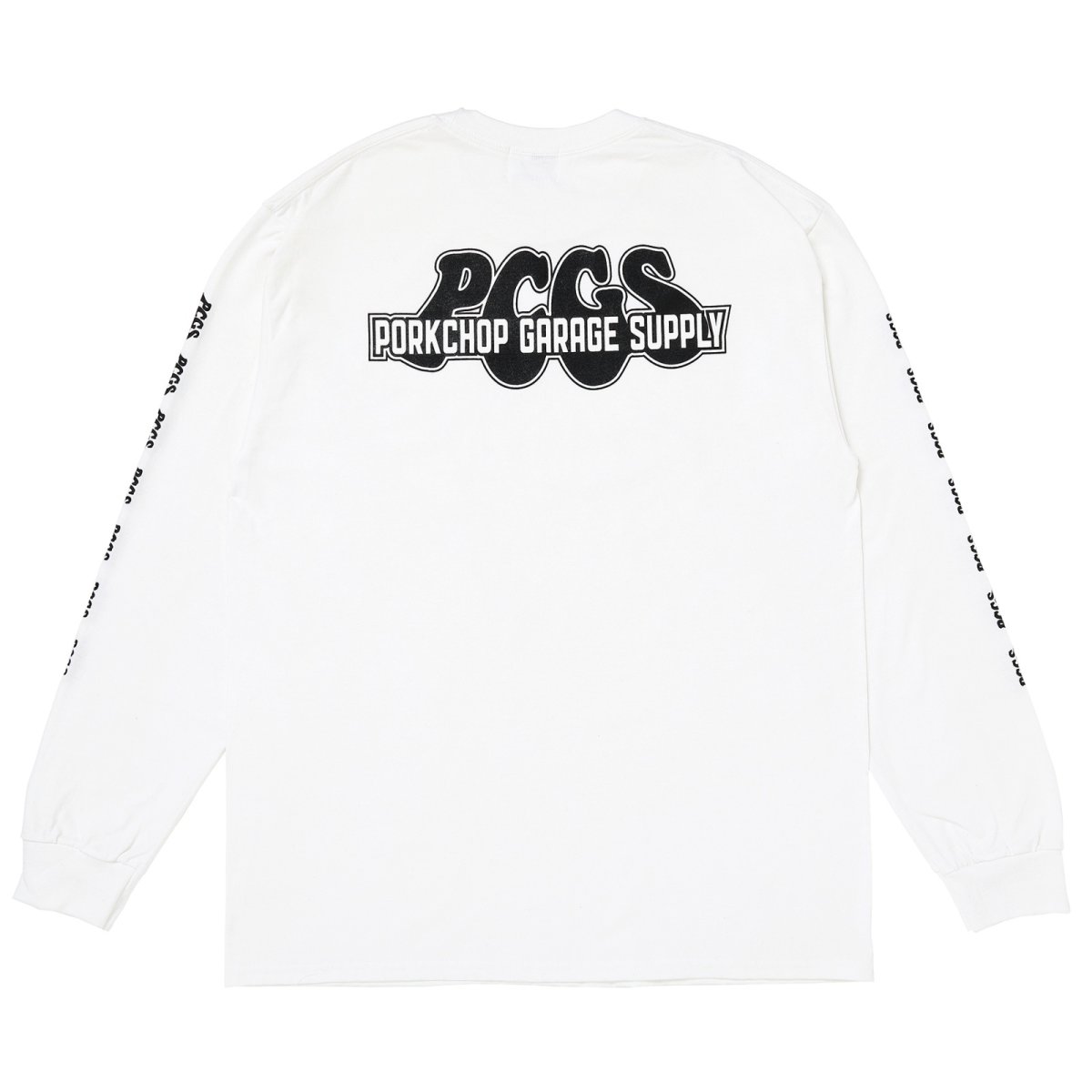 画像1: PORKCHOP GARAGE SUPPLY  PP LOGO L/S TEE (1)