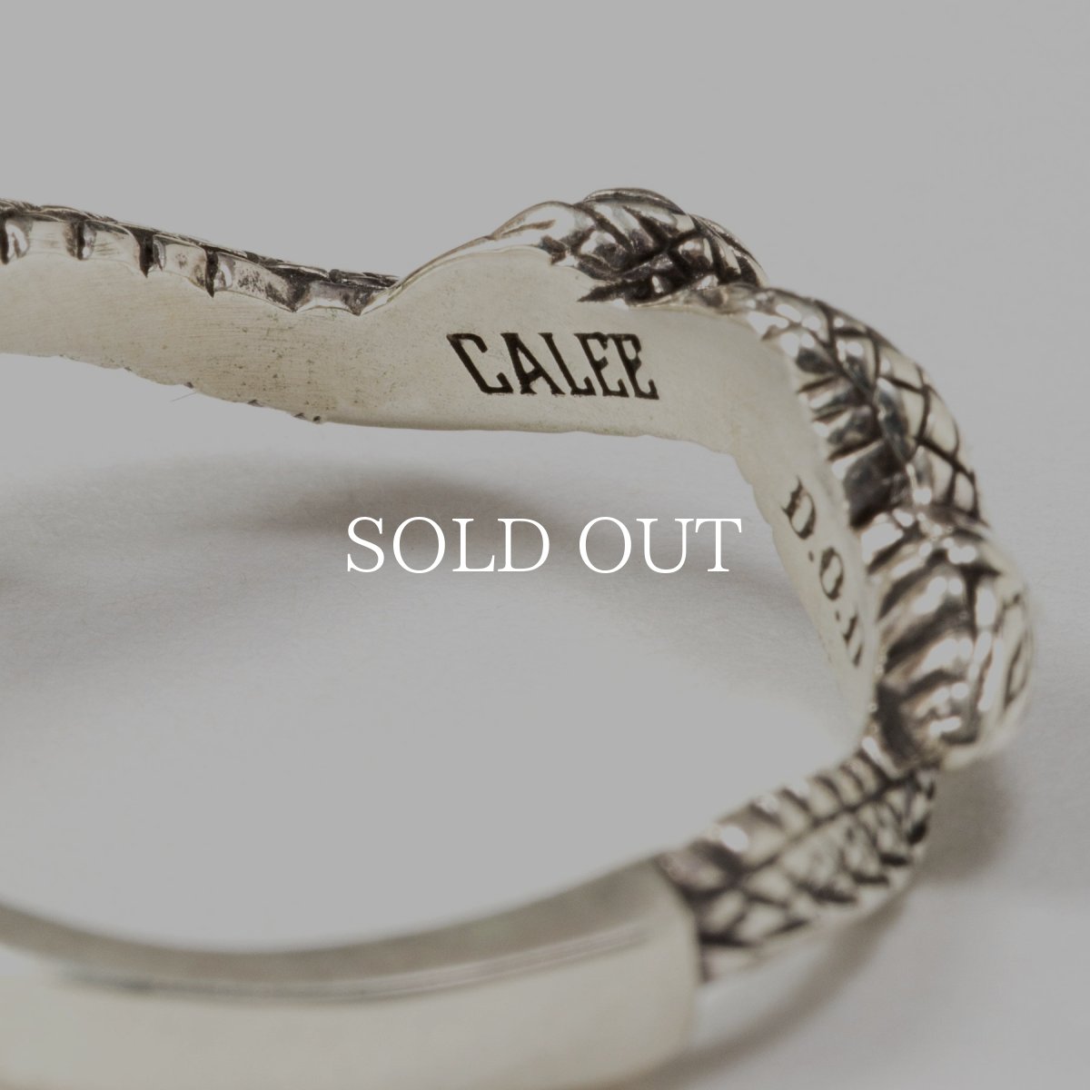 画像3: CALEE  SILVER SNAKE PINKY RING ＜EXCLUSIVE＞ (3)