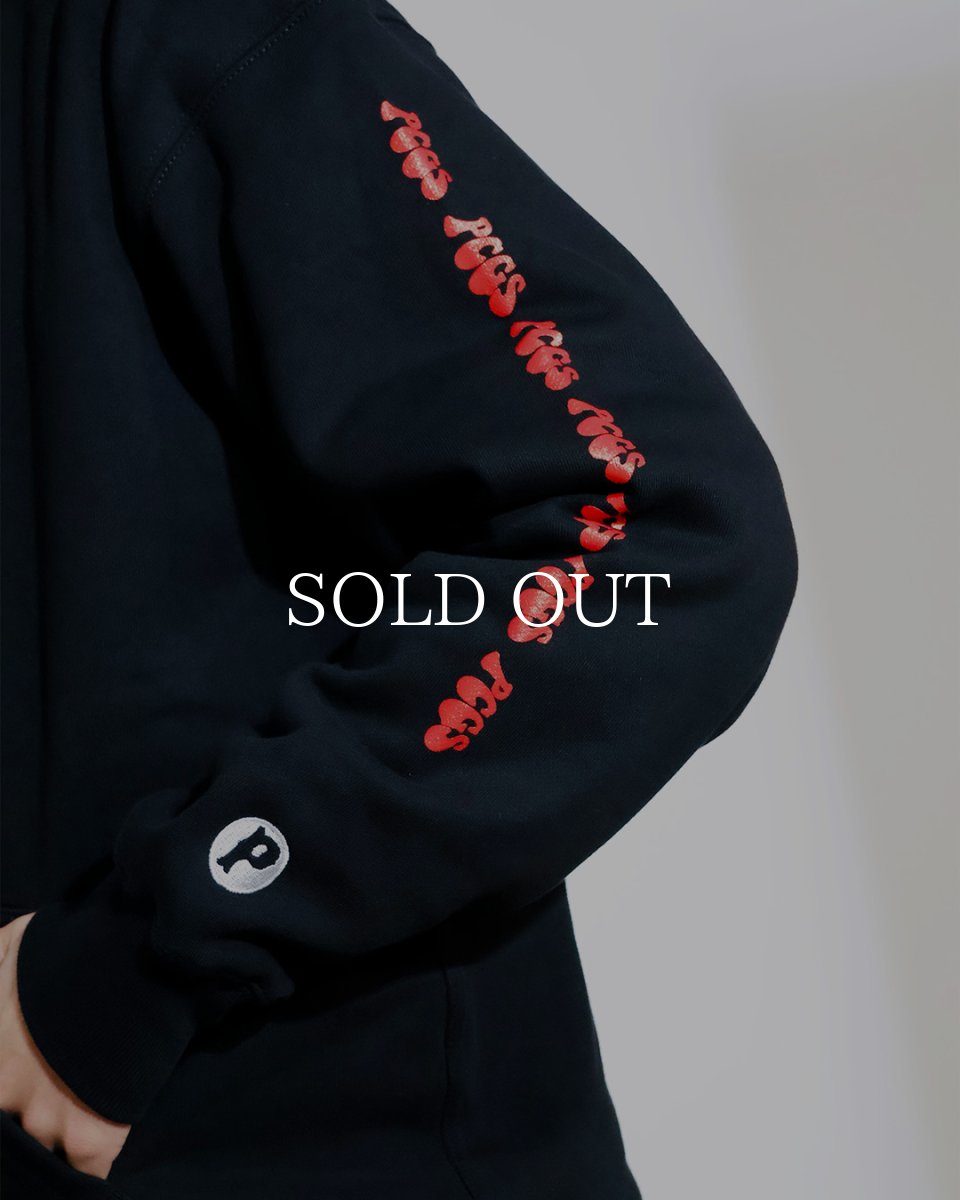 画像4: PORKCHOP GARAGE SUPPLY  PP LOGO ZIP UP HOODIE (4)