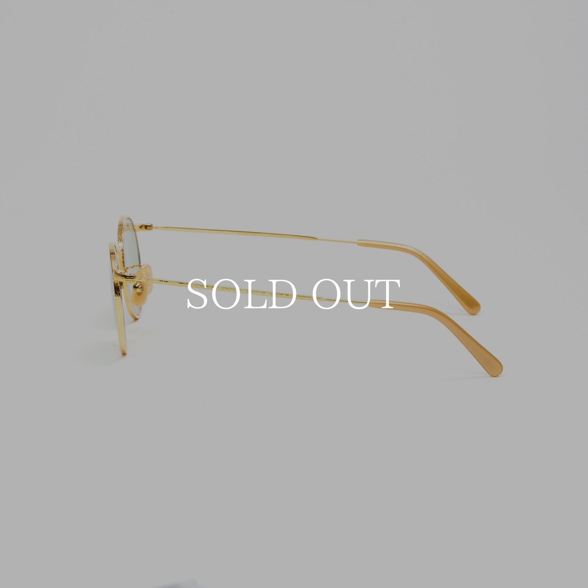 画像3: CALEE  VINTAGE TYPE CIRCLE METAL GLASSES (3)