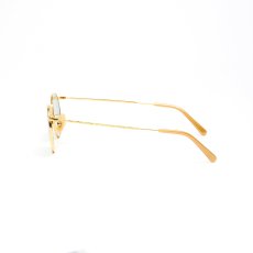 画像3: CALEE  VINTAGE TYPE CIRCLE METAL GLASSES (3)
