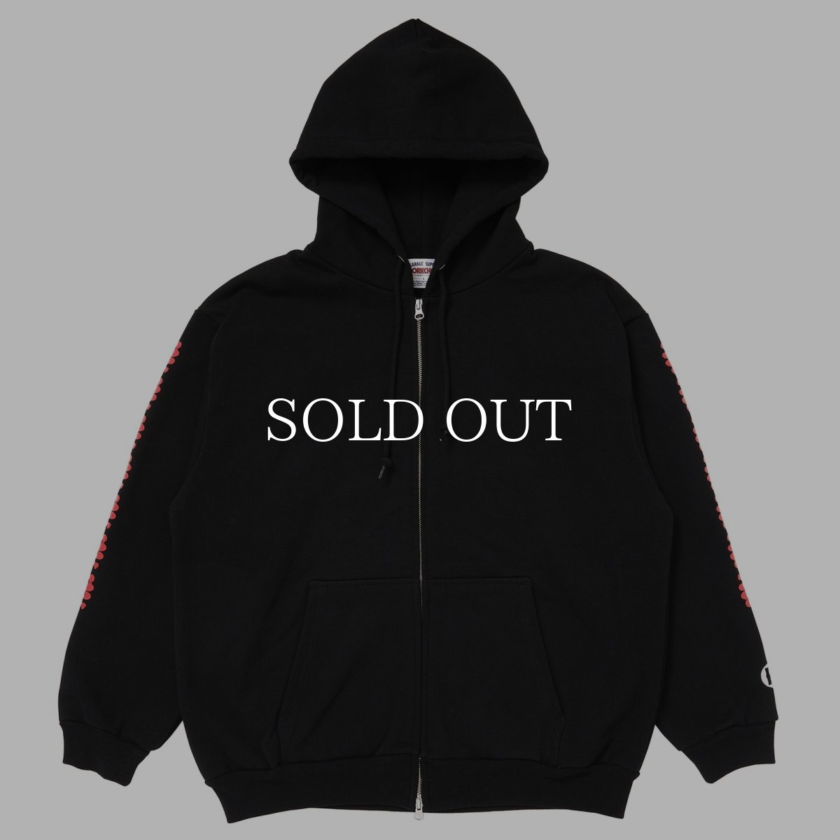 画像2: PORKCHOP GARAGE SUPPLY  PP LOGO ZIP UP HOODIE (2)