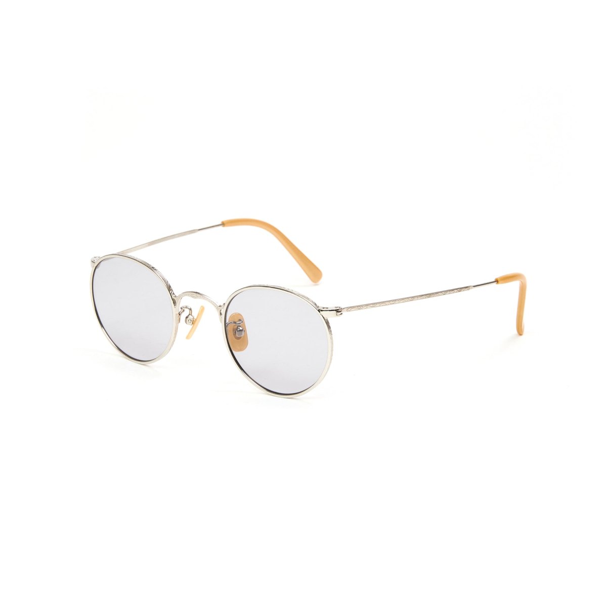 画像2: CALEE  VINTAGE TYPE CIRCLE METAL GLASSES (2)
