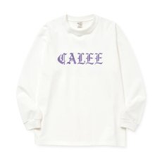 画像12: CALEE  O/E LOGO HEAVY WEIGHT L/S TEE (12)