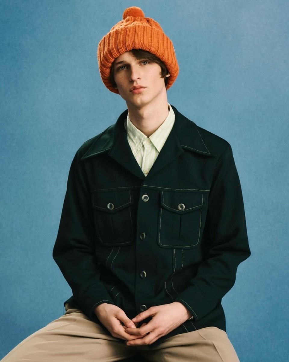 画像2: THE H.W.DOG&CO.  BIG CABLE KNIT  (2)