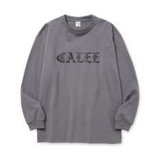 画像1: CALEE  O/E LOGO HEAVY WEIGHT L/S TEE (1)