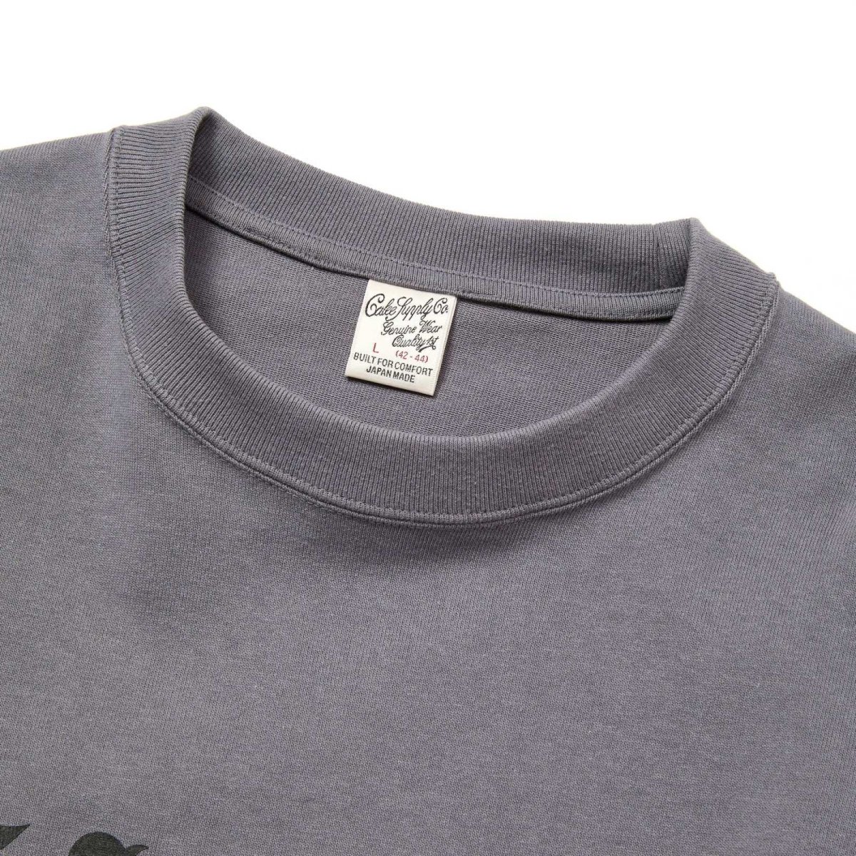 画像4: CALEE  O/E LOGO HEAVY WEIGHT L/S TEE (4)