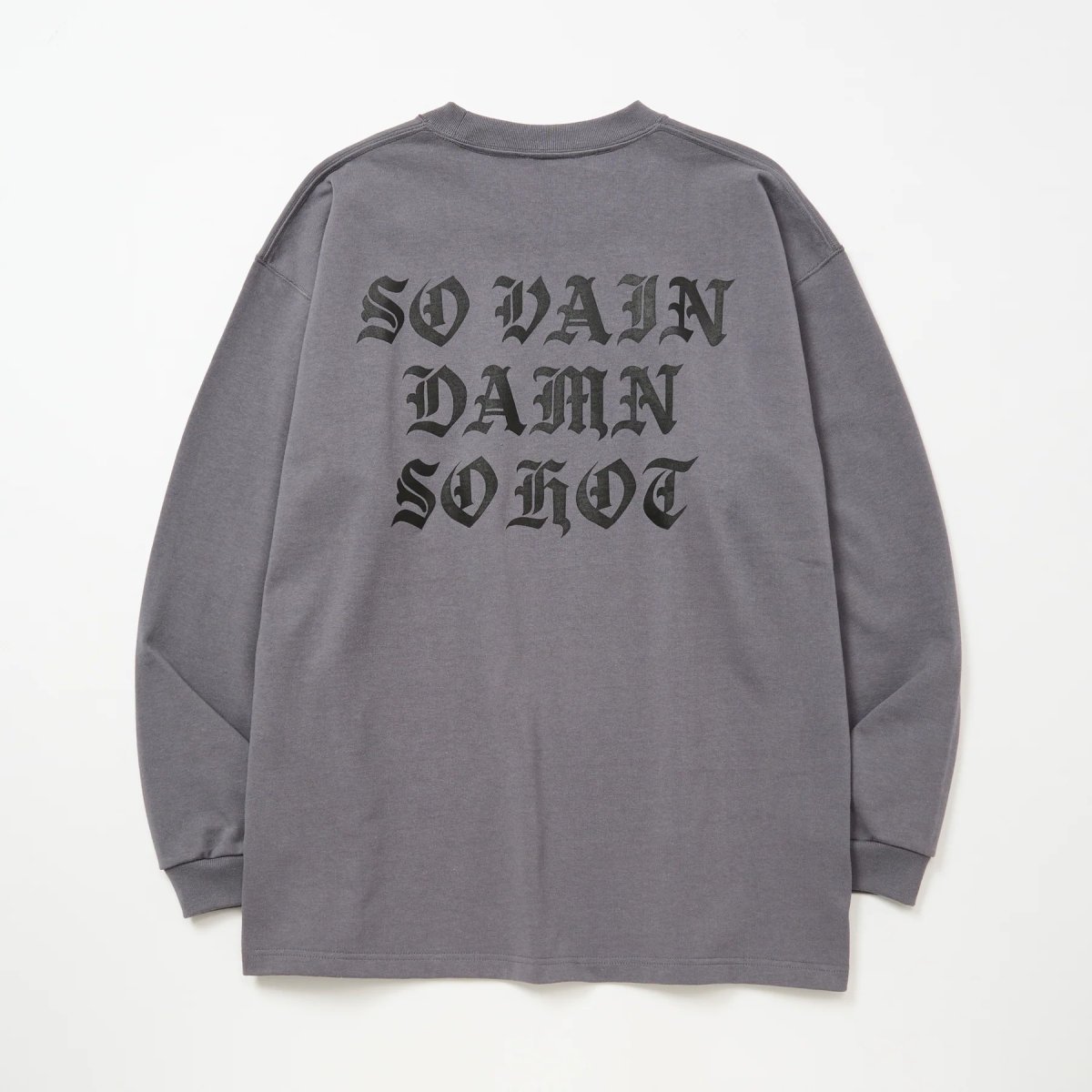 画像2: CALEE  O/E LOGO HEAVY WEIGHT L/S TEE (2)