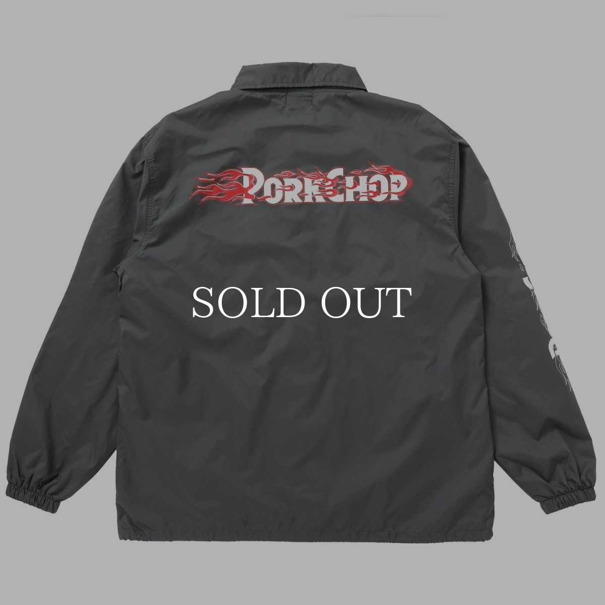 画像1: PORKCHOP GARAGE SUPPLY  BURNING LOGO COACH JKT (1)