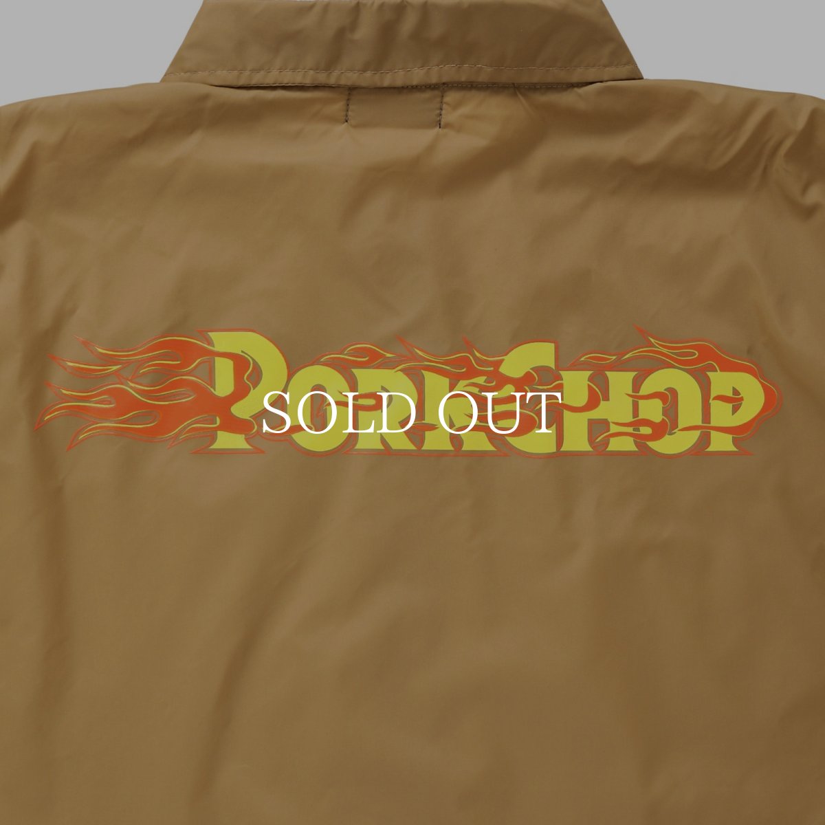 画像11: PORKCHOP GARAGE SUPPLY  BURNING LOGO COACH JKT (11)