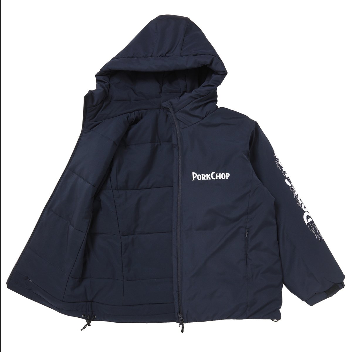 画像3: PORKCHOP GARAGE SUPPLY  BURNING LOGO HOODED JKT (3)