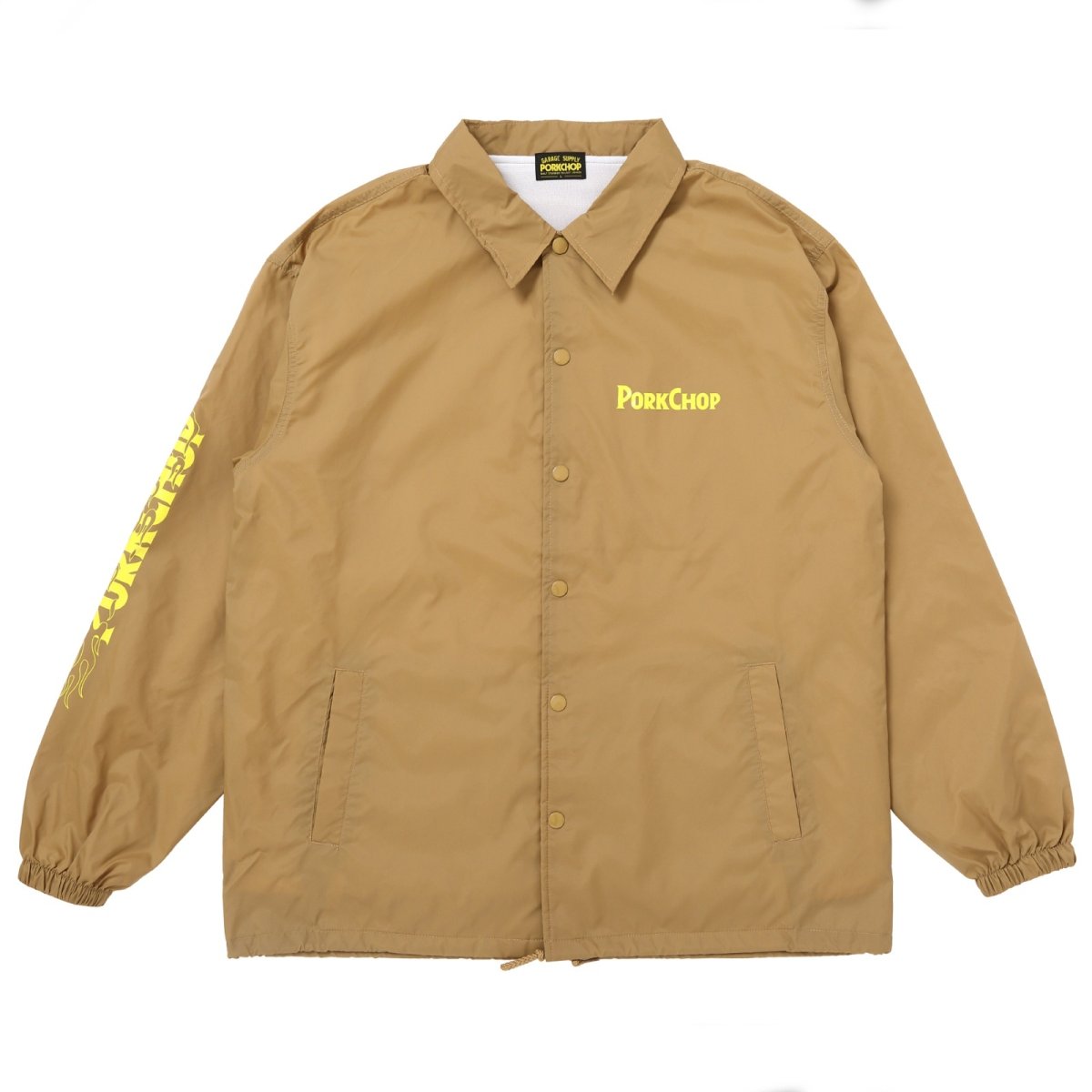 画像9: PORKCHOP GARAGE SUPPLY  BURNING LOGO COACH JKT (9)