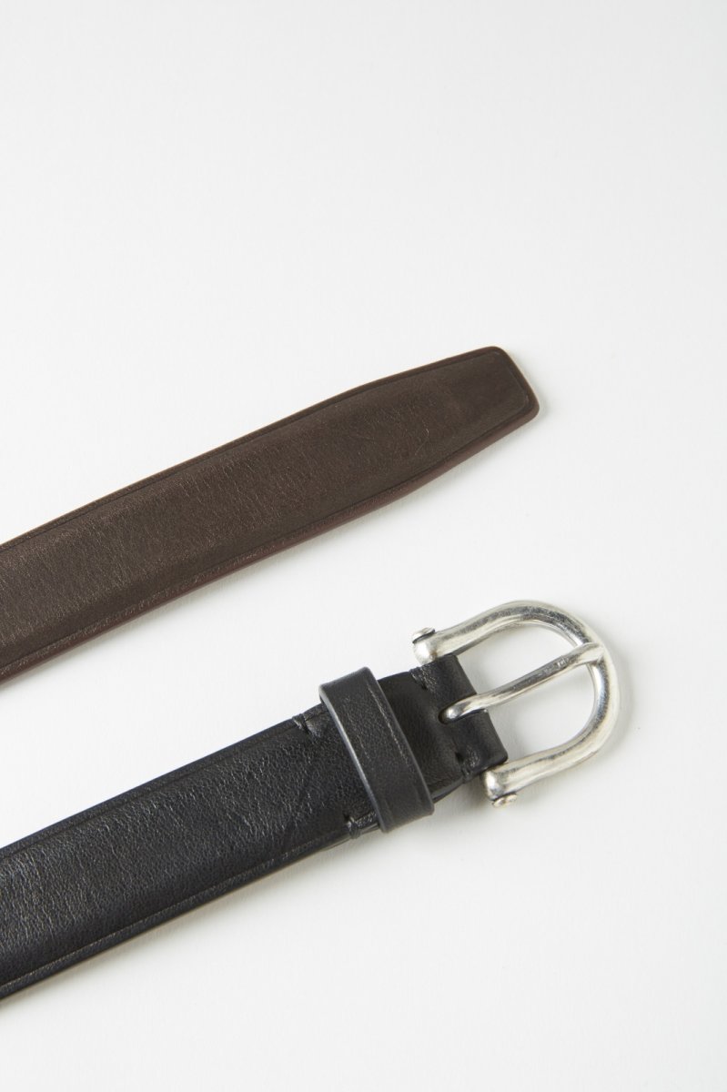 画像2: OLD JOE   STUNNING LEATHER SKINNY BELT (2)