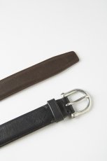 画像2: OLD JOE   STUNNING LEATHER SKINNY BELT (2)