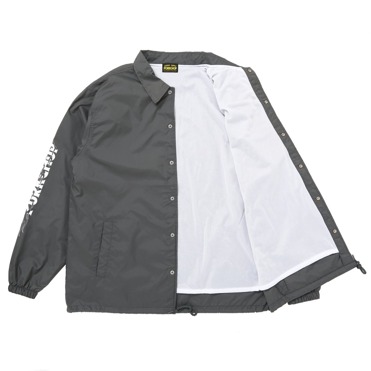 画像3: PORKCHOP GARAGE SUPPLY  BURNING LOGO COACH JKT (3)