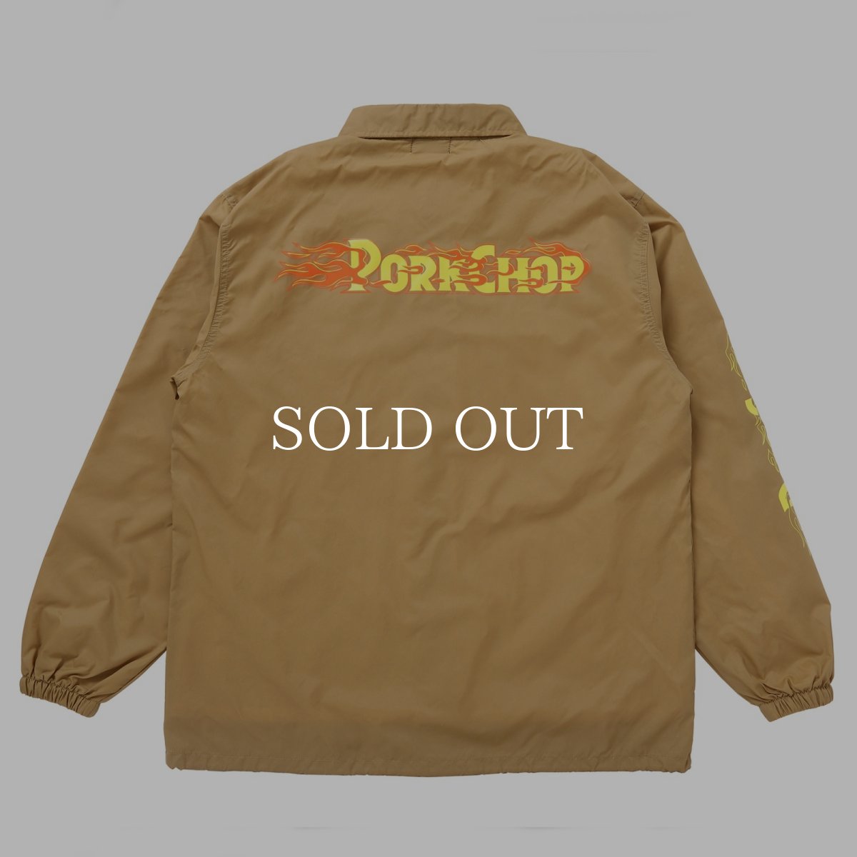 画像8: PORKCHOP GARAGE SUPPLY  BURNING LOGO COACH JKT (8)