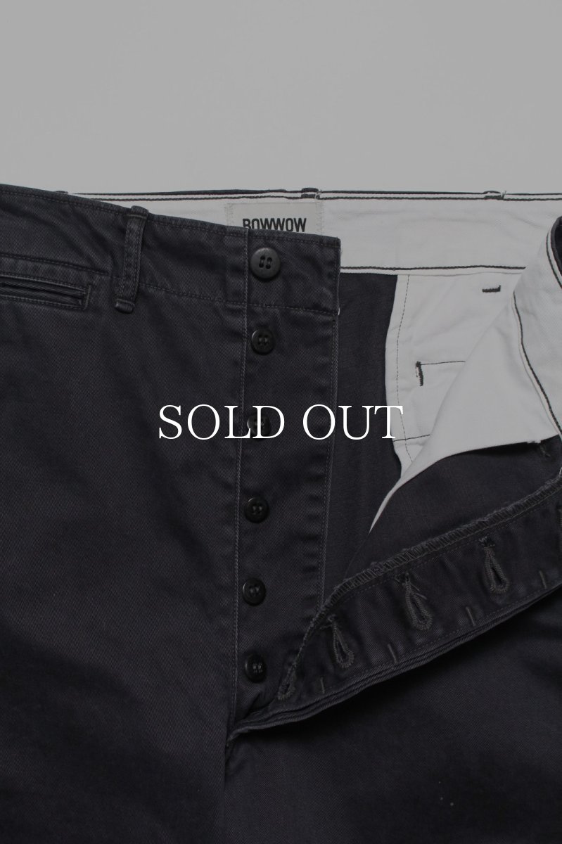 画像6: BOW WOW  BLACK WORK TROUSERS AGED (6)