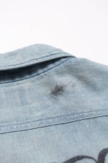 画像12: BOW WOW  SKETCH ZOMBOO USN CHAMBRAY SHIRT AGED (12)