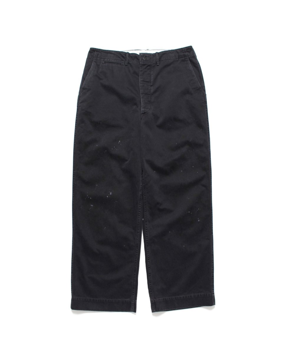 画像1: BOW WOW  BLACK WORK TROUSERS AGED (1)