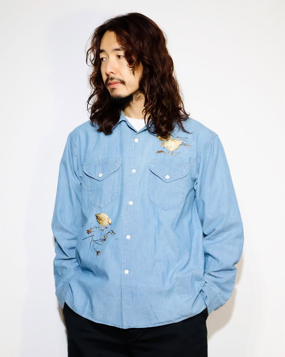 画像2: OLD JOE   SWALLOW COLLAR SPORTS SHIRTS Long-sleeve (Hiyoko) (2)