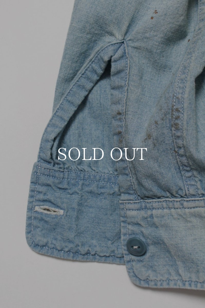 画像9: BOW WOW  SKETCH ZOMBOO USN CHAMBRAY SHIRT AGED (9)