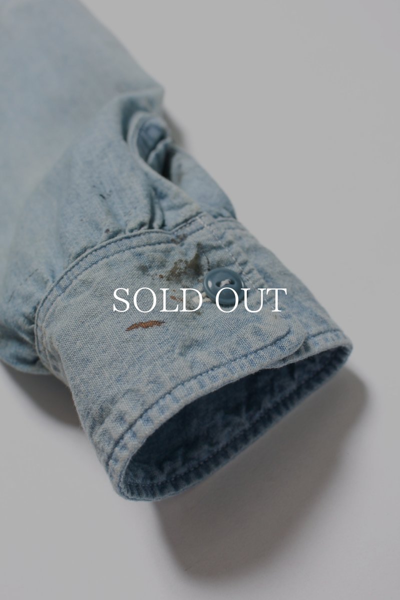 画像8: BOW WOW  SKETCH ZOMBOO USN CHAMBRAY SHIRT AGED (8)