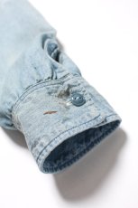 画像8: BOW WOW  SKETCH ZOMBOO USN CHAMBRAY SHIRT AGED (8)