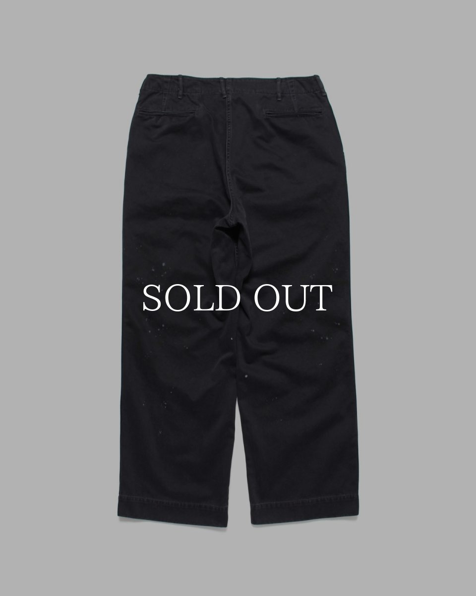 画像2: BOW WOW  BLACK WORK TROUSERS AGED (2)
