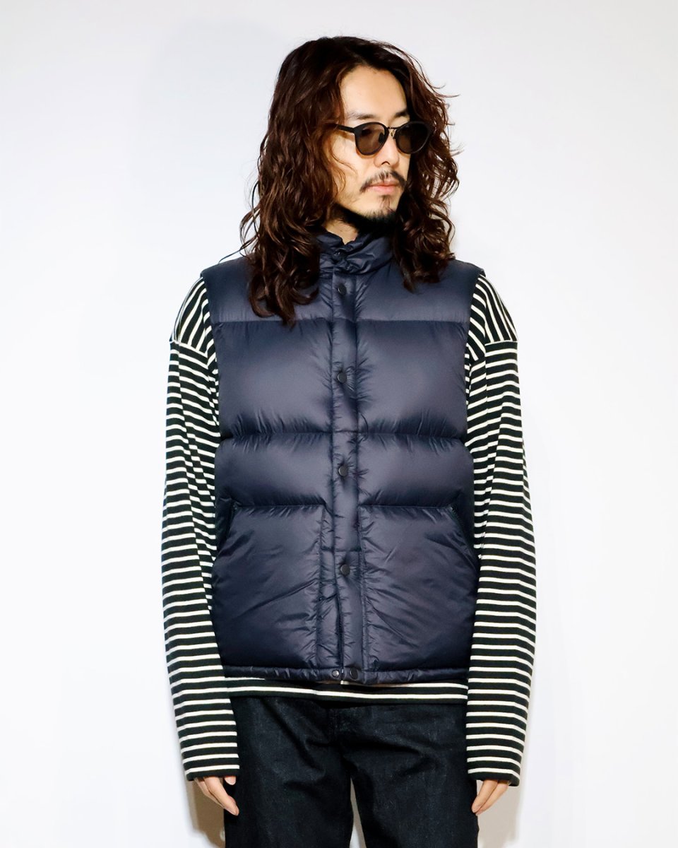 画像3: MINEDENIM  MINEDENIM × nonnative EXPLORER DOWN VEST NYLON MINI RIPSTOP WITH WINDSTOPPER®︎ (3)