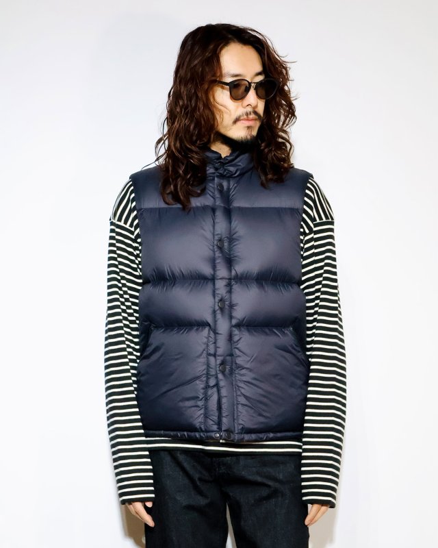 MINEDENIM MINEDENIM × nonnative EXPLORER DOWN VEST NYLON MINI