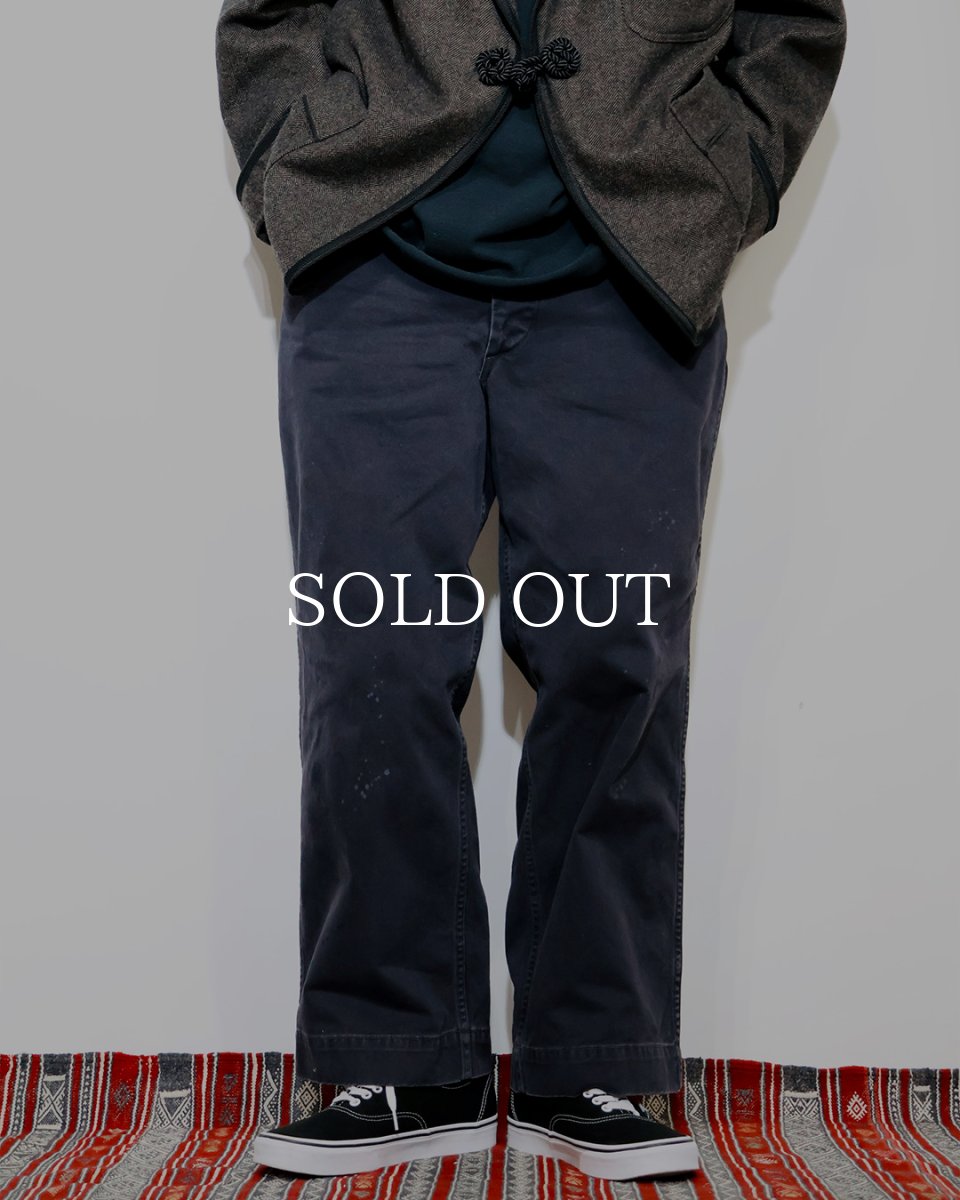 画像3: BOW WOW  BLACK WORK TROUSERS AGED (3)