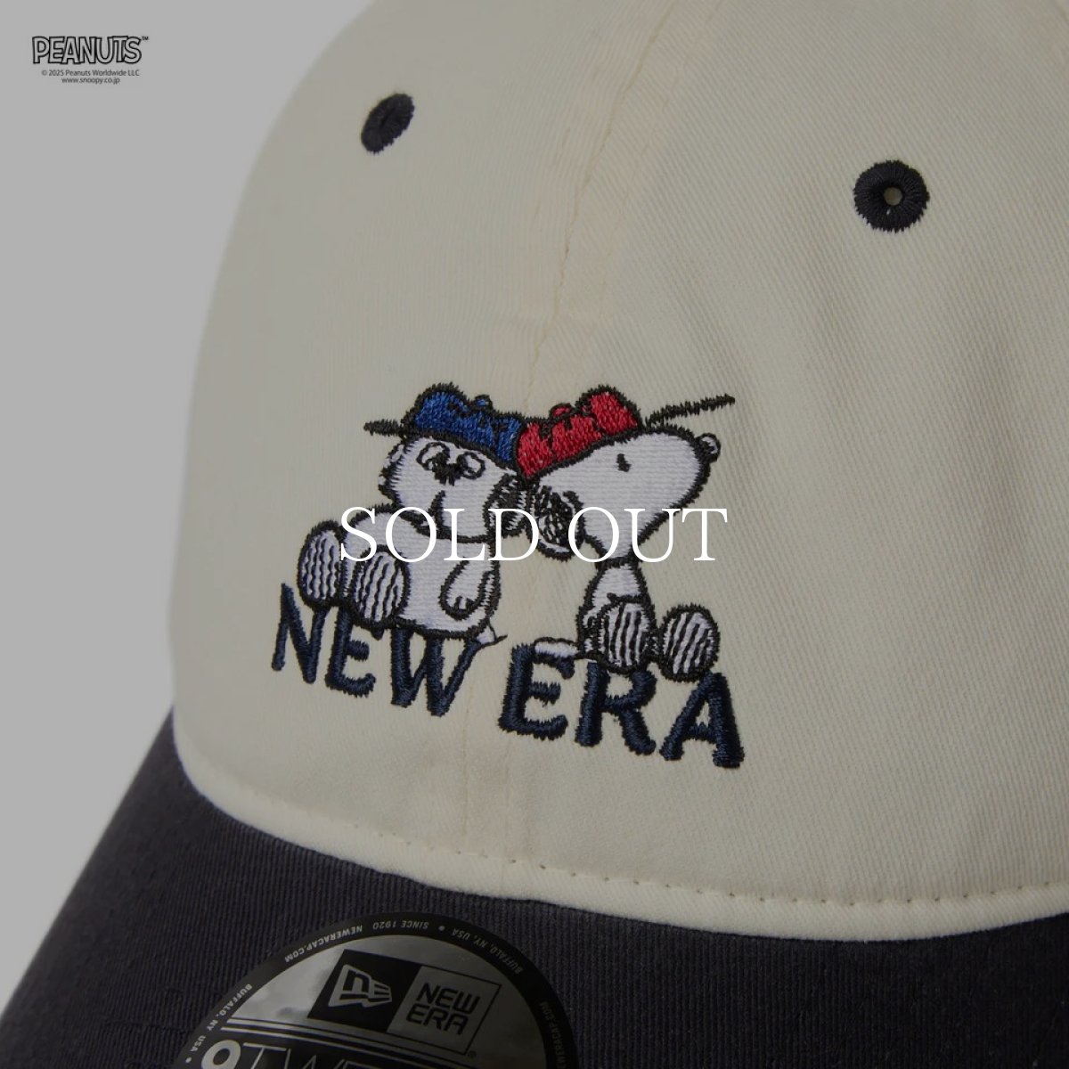 画像5: NEW ERA  9TWENTY PEANUTS ピーナッツ SNOOPY AND OLAF スヌーピー オラフ クロームホワイト/ネイビー (5)