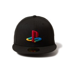 画像2: NEW ERA  59FIFTY PlayStation プレイステーション ファミリーマーク マルチカラー ブラック (2)
