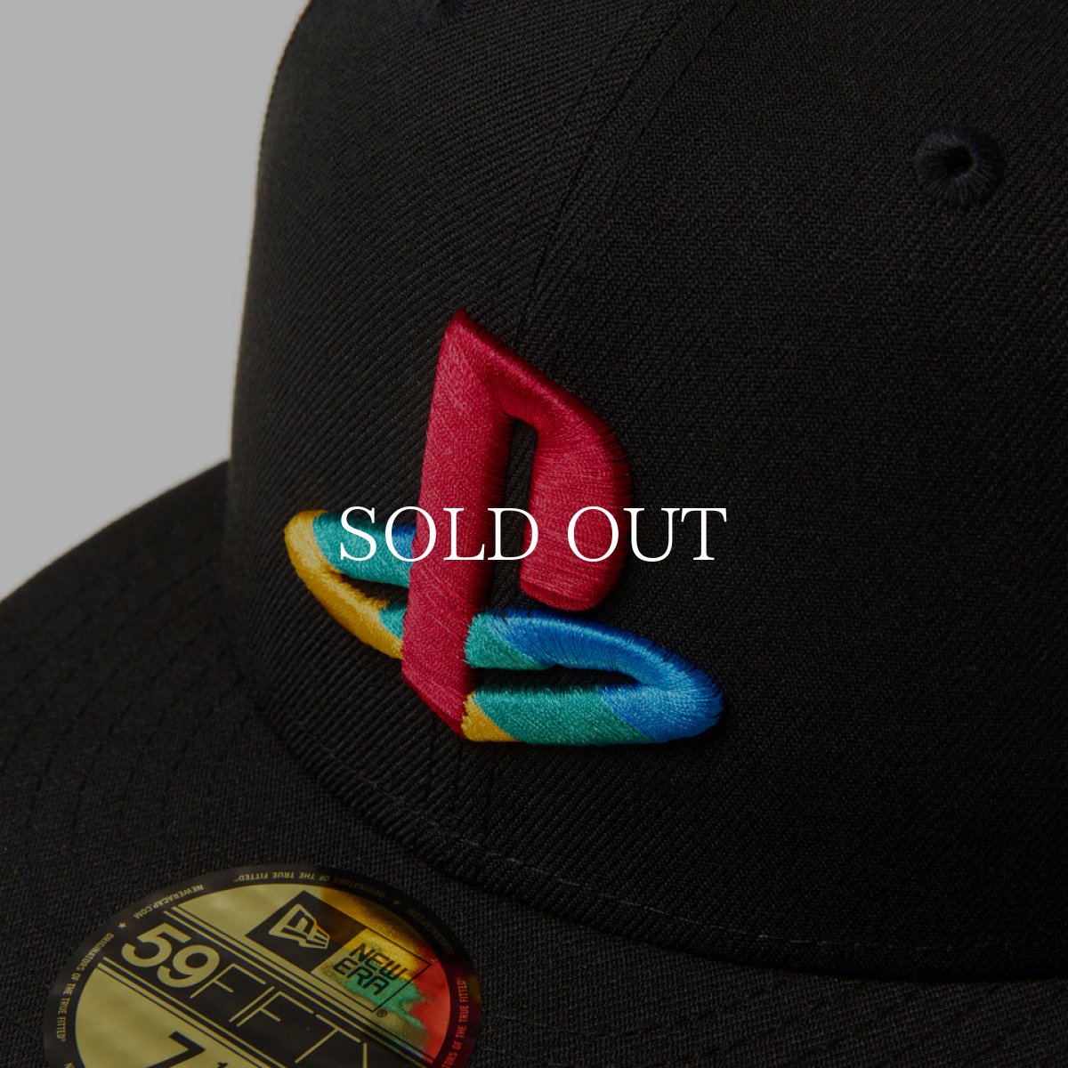 画像5: NEW ERA  59FIFTY PlayStation プレイステーション ファミリーマーク マルチカラー ブラック (5)