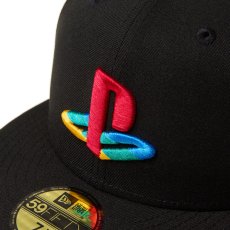 画像5: NEW ERA  59FIFTY PlayStation プレイステーション ファミリーマーク マルチカラー ブラック (5)