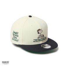 画像1: NEW ERA  9FIFTY PEANUTS ピーナッツ クロームホワイト/ネイビー | ゴルフ (1)
