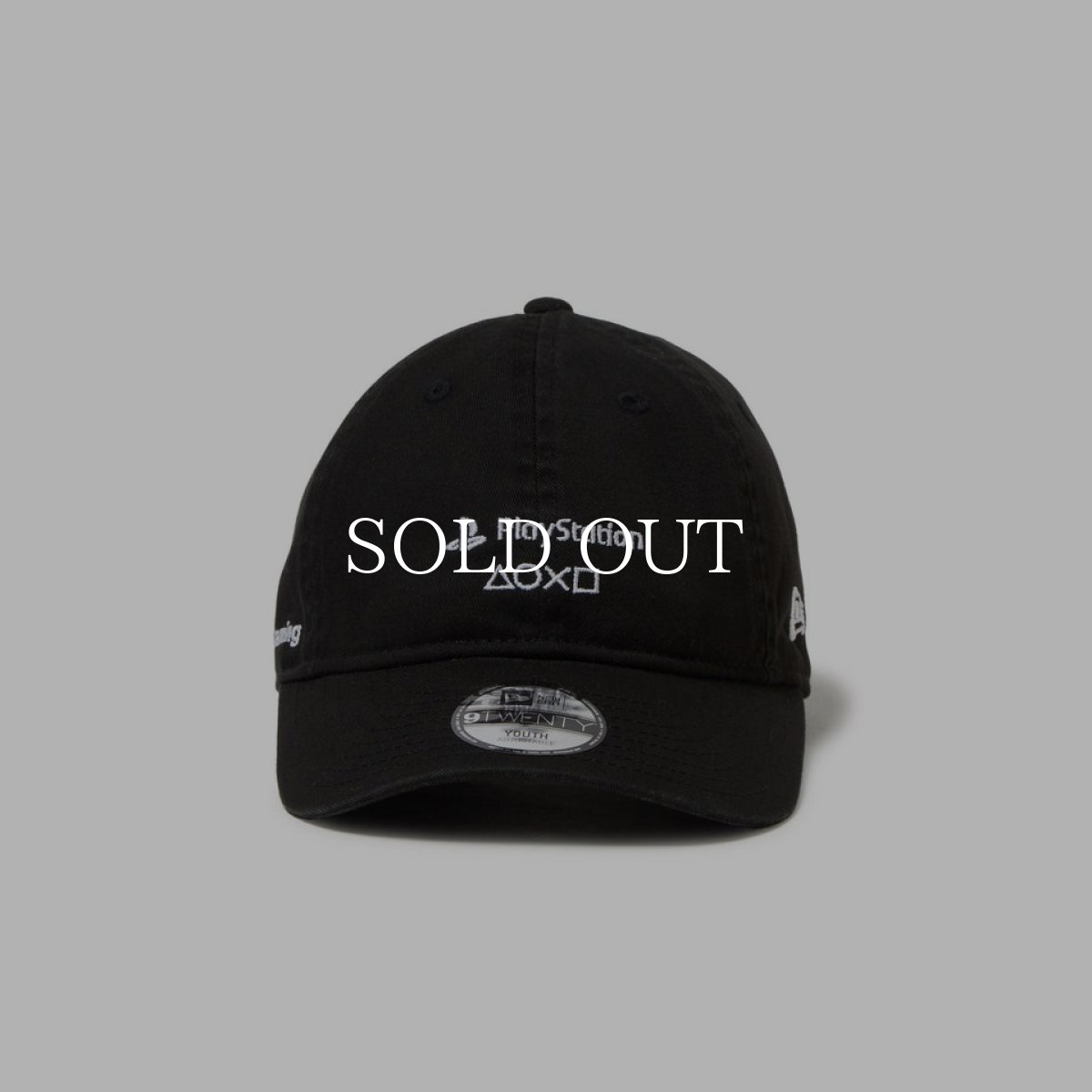 画像2: NEW ERA  キッズ Youth 9TWENTY PlayStation ロックアップ ブラック (2)